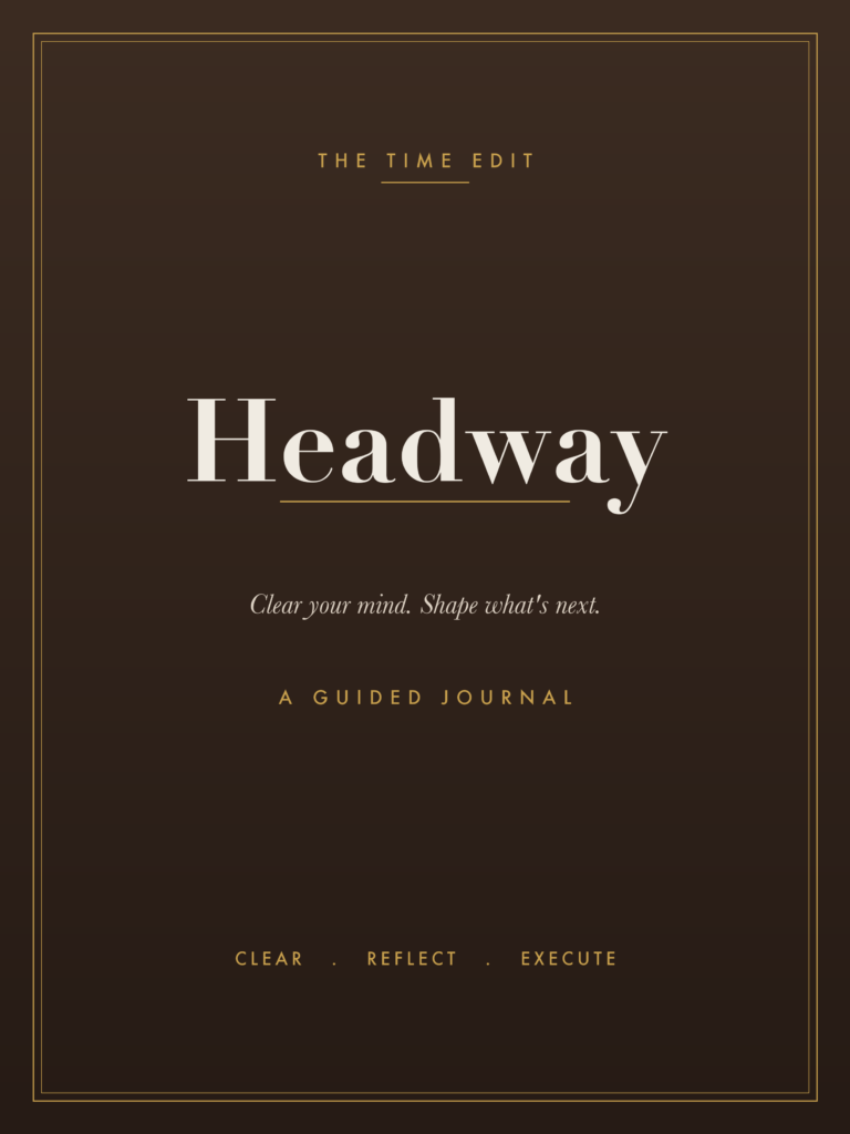 HEADWAY: A Guided Journal - Wood